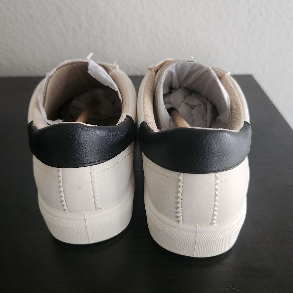 LifeStride Womens Happy Hour Lace Up Fashion Sneaker Cream & Black Size 6 - Picture 6 of 12